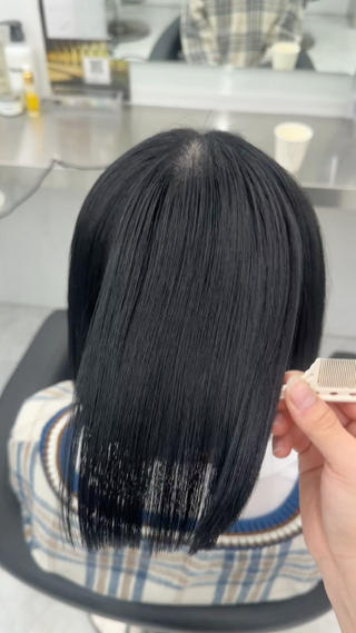ショート カラー ヘアアレンジ 縮毛矯正🤍 盛れるボブ/ひかりのヘアスタイル