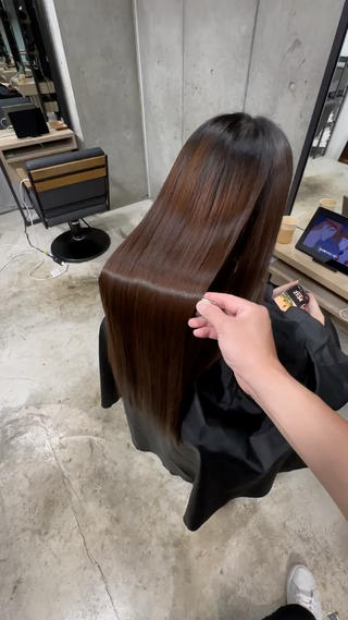 ロング ➴➷完全美髪特化➹➶ 黒山憂希のヘアスタイル