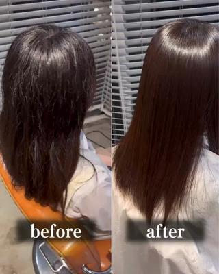 ロング ➴➷完全美髪特化➹➶ 黒山憂希のヘアスタイル