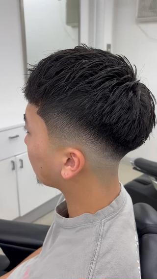 ショート メンズ 矢崎 裕哉のヘアスタイル