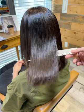 ミディアム 艶カラー✨ RYUNOSUKEのヘアスタイル