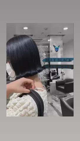 ピンクのハイトーンの残留色素がありましたが、綺麗に染まりました