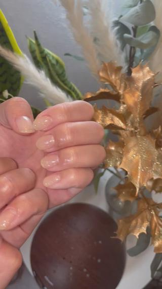 lamé × clear beige ♡