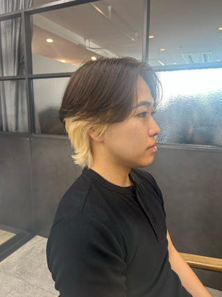 ショート カラー メンズ 大本 メンズ/パーマのヘアスタイル