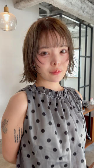 ショート カラー yu maのヘアスタイル