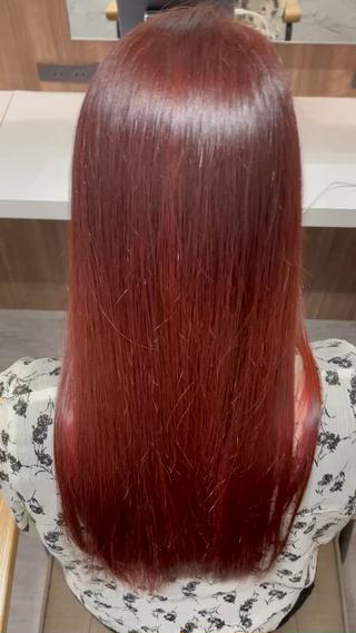 ロング 森木 遥香のヘアスタイル