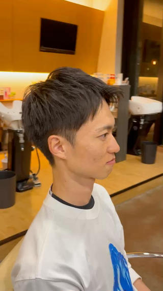 ショート メンズ しみず ちかえのヘアスタイル