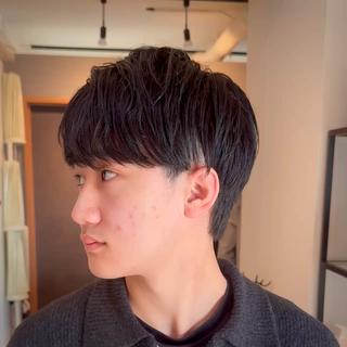 ショート カラー メンズ 立川メンズカット/ メンズパーマ💈三上のヘアスタイル