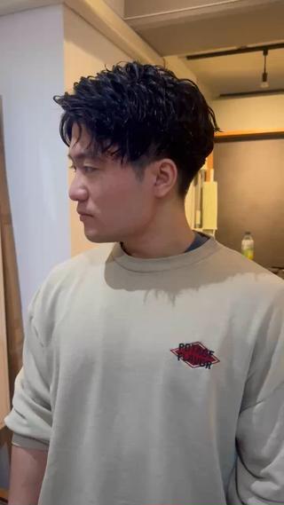ショート パーマ メンズ 立川メンズカット/ メンズパーマ💈三上のヘアスタイル