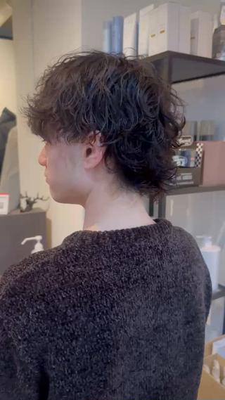ショート パーマ メンズ 立川メンズカット/ メンズパーマ💈三上のヘアスタイル