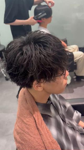 パーマ メンズ メンズカット/ 渋谷/アリジのヘアスタイル