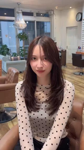 ロング カラー &.越冨 レイヤー/ 顔周り特化/髪質改善のヘアスタイル