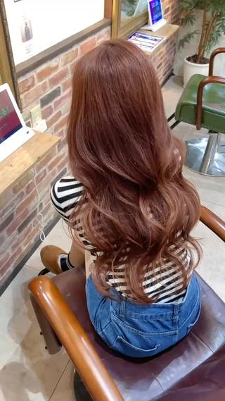 ロング カラー &.TIGRE 越冨 レイヤー/顔周り特化のヘアスタイル