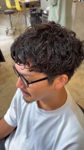 大人パーマ 