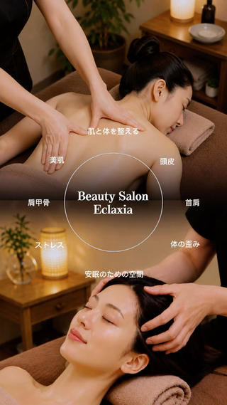若々しい印象のために
頭の先からエイジングケア。
ヘッドスパ
小顔ケア
肩こり、首こり
体の歪みケア
全身がゆるんで整うことで
巡りも肌の透明感もアップ
メンズも歓迎です
#小顔ケア
#リフトアップ
#巻肩ケア
#ヘッドスパ
#白金台