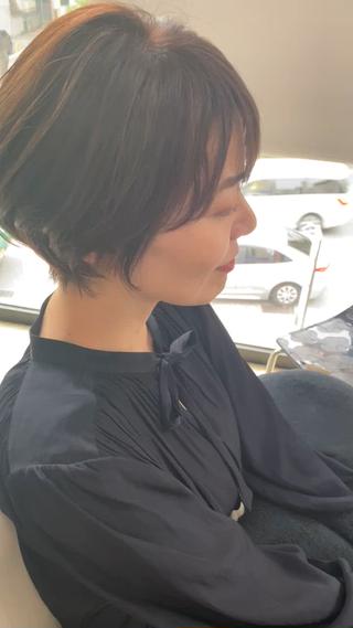 ショート くせ毛×ショート 上岡勇祐のヘアスタイル