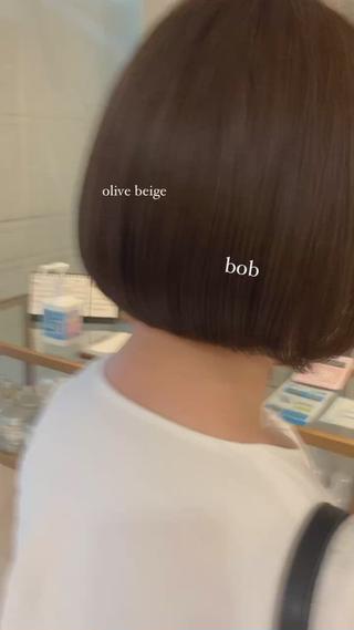 olivebeige × bobstyle