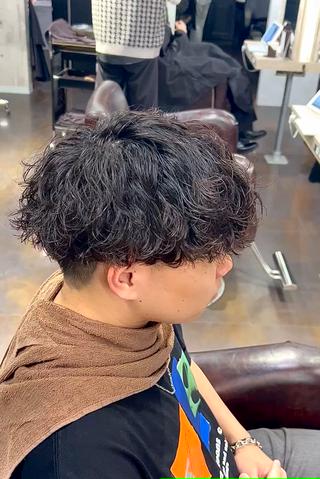 メンズ 👑再現性◎北千住N o.1パーマYutoのヘアスタイル