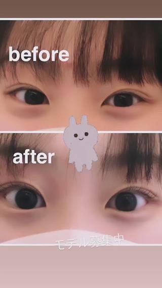くるんと自然なカールまつ毛が上がる事で目力UP 