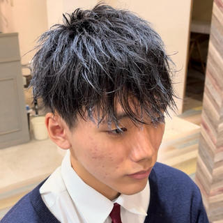ショート メンズ 【男性専門】岩崎凌 ✂︎楽しい時間を!のヘアスタイル