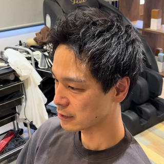 ショート メンズ 【男性専門】岩崎凌 ✂︎楽しい時間を!のヘアスタイル