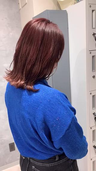 ミディアム 池袋/カラー特化🎨 ロング料金なし🩵のヘアスタイル