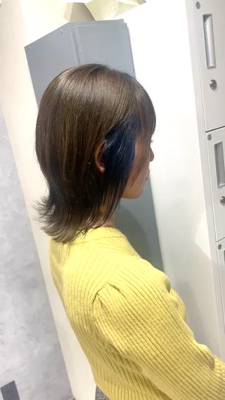 ミディアム 池袋/カラー特化🎨 ロング料金なし🩵のヘアスタイル