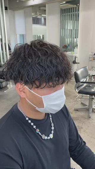 #波巻きパーマ　#マッシュパーマ　#メンズパーマ　#ツイストスパイラルパーマ　#マッシュ　#メンズヘア 