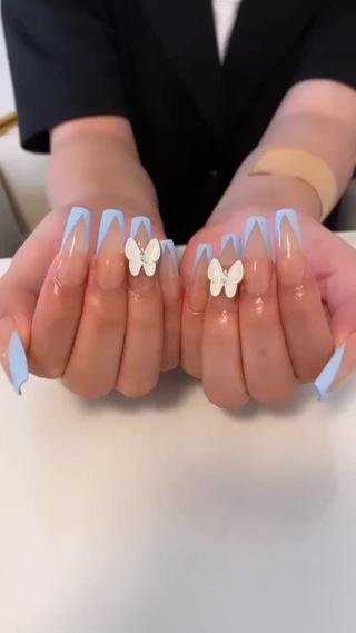 ロング 🦋Nail Amo🦋のネイルデザイン