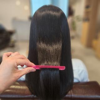 セミロング カラー シールエクステ🎀 ホシノ🕒ユウカのヘアスタイル