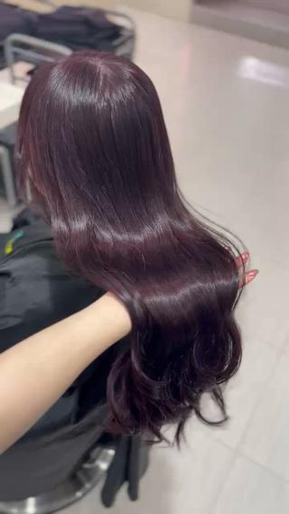 カラー ベージュ・ラベンダー カラー🎀りりのヘアスタイル