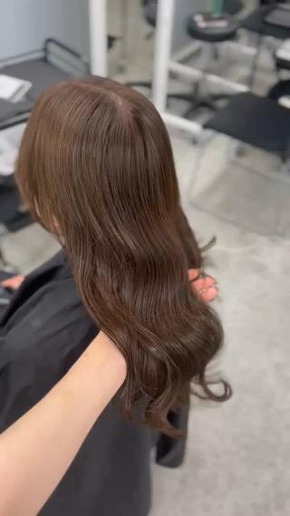 カラー ベージュ・ラベンダー カラー🎀りりのヘアスタイル