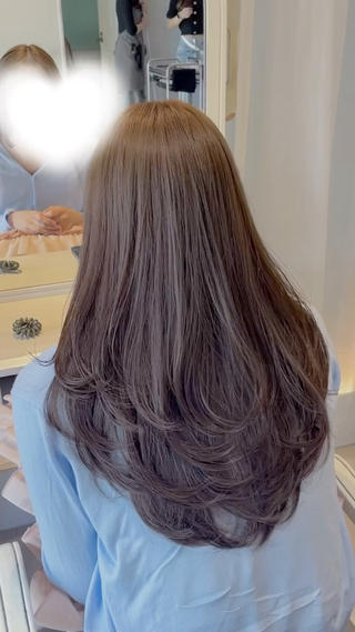 ロング カラー CreBiA🫧名駅 馬場のヘアスタイル