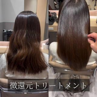 施術内容⠀
⠀
・丁寧なカウンセリング⠀
・微還元トリートメント⠀
・内部補修ケア⠀
・仕上げブローまでしっかりサポート⠀
⠀
こんな方におすすめ⠀
⠀
・広がりやパサつきが気になる方⠀
・優しいケアで髪質を整えたい方⠀
・ブリーチ毛やダメージ毛の方⠀
・柔らかい艶と指通りを求める方⠀
⠀
仕上がりイメージ⠀
⠀
・乾かすだけで自然にまとまる⠀
・触りたくなる柔らかさ⠀
・ふんわり軽い艶髪に