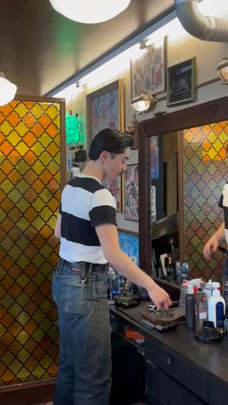 田中 稜真のヘアスタイル