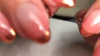 ミラーフレンチネイル