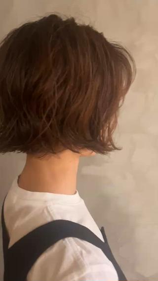 ショート パーマ ayane⭐️ボブ・ ショート・パーマのヘアスタイル