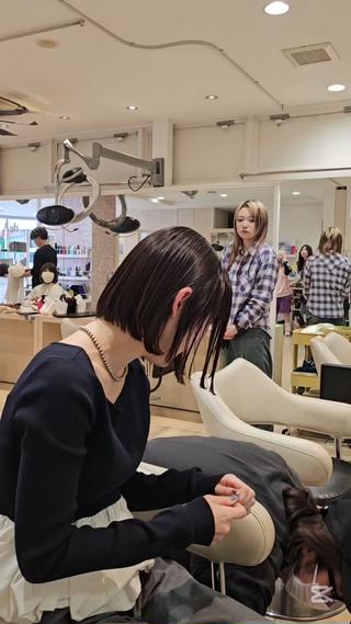 ショート カラー 社内カット講師・店長 菅原賢一のヘアスタイル