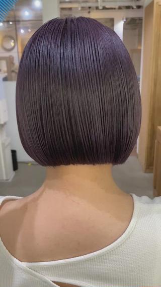 人気のpurple色落ちまで綺麗に楽しめます