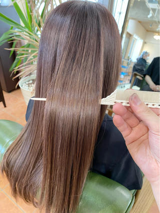 ロング カラー 石井 佑樹のヘアスタイル