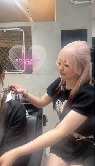 ブリーチなしカラー/ エクステ/スズ‎🤍のヘアスタイル