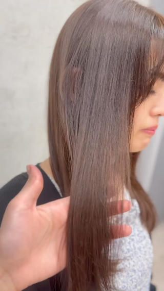 ロング カラー ハイトーン/艶カラー /ケアブリーチ/香音のヘアスタイル