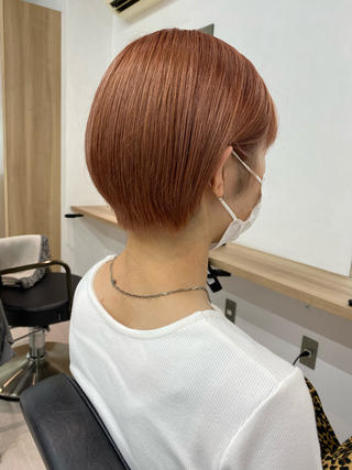 ショート カラー レイヤーボブ/ボブ 仲川和人のヘアスタイル