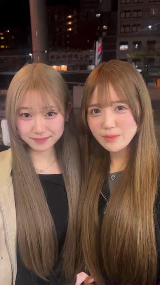 高校卒業初カラー໒꒱· ゚
卒業旅行に向けて可愛く、大人っぽく♩⋆͛*
可愛い髪色で素敵な思い出作ってください
左の女の子 : ブリーチ2回
右の女の子 : ブリーチ1回
Instagram : yori_kokoro