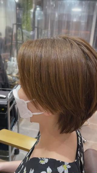 女性でも、刈り上げが素敵です