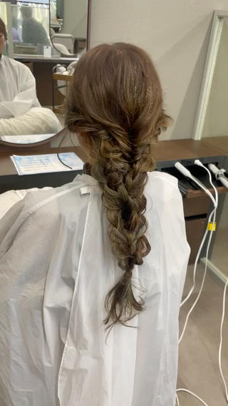 ロング ヘアアレンジ MATISSE藤崎 渕上 ジュビアイのヘアスタイル