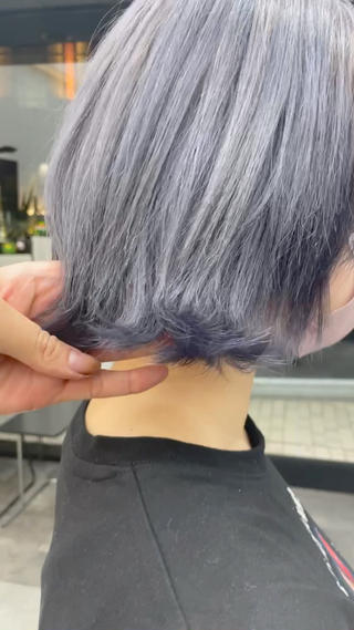 ミディアム カラー MATISSE藤崎 渕上 ジュビアイのヘアスタイル