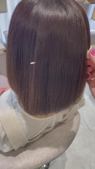 ミディアム 髪質改善お任せ ください♪ひとみのヘアスタイル