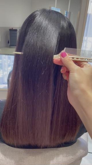 セミロング 髪質改善お任せ ください♪ひとみのヘアスタイル