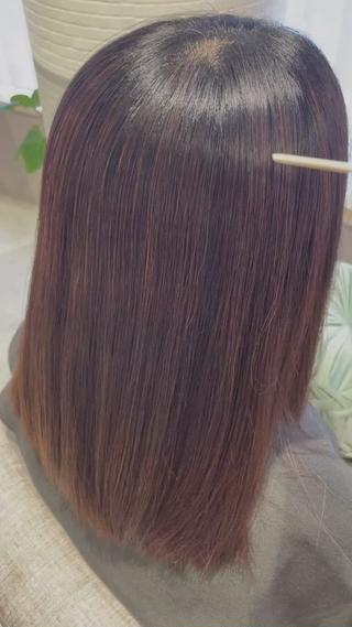 セミロング 髪質改善お任せ ください♪ひとみのヘアスタイル